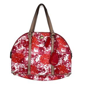 Coach Peyton Purse Hand Bag Floral Cora Domed Satchel B1480-F31341